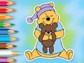 Igra Bojanka: Winnie s igračkom medvjedić  online