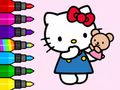 Igra Bojanka: Medo Hello Kitty  online