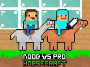 Igra Noob protiv Pro HorseCrafta online Igra Noob protiv Pro HorseCrafta online