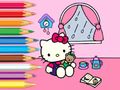 Igra Bojanka: Hello Kitty Kišni dan  online