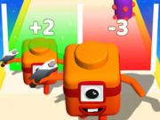 Igra Merge Number Cube: Igra 3D trčanja  online