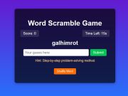 Igra Word Scramble Game Challenge online
