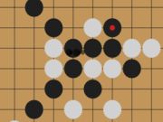 Igra Gomoku: pet kamenčića u nizu  online