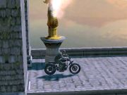 Igra Motociklistička utrka kroz ruševine  online