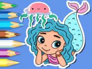 Igra Bojanka: Meduza sirena  online
