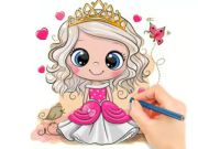 Igra Bojanka: Chibi Doll Princess  online