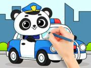 Igra Bojanka: Policijska panda  online