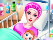 Igra Trudna mama Njega novorođenčeta  online