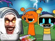 Igra Dvorac Sprunki Panic Skibidi WC  online