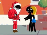Igra Stickman Djed Božićnjak  online