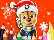 Igra Bojanka: Paw Patrol Christmas  online