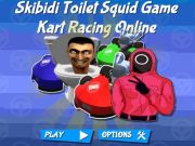 Igra Skibidi WC Squid igra Kart Racing Online  online