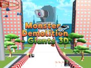 Igra Giants za rušenje čudovišta 3d  online