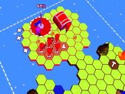 Igra Svijet šesterokutnih pločica: crvena vs plava  online
