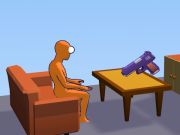 Igra Ragdoll Gun strijelac: igralište za vrtiće topa  online