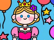 Igra Boja po kodu: Mala princeza  online