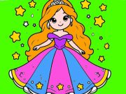 Igra Povratak u školsku knjigu za bojanje princeze  online