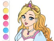 Igra Knjiga za bojanje: Princeza maturalna haljina  online