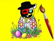 Igra SPRUNKS: Uskrsna bojanje online