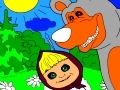 Igra Masha i medvjed u šumi online Igra Masha i medvjed u šumi online