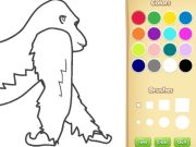 Igra Boja za djecu za djecu: Gorilla online