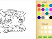 Igra Bojanje knjige: Tigerok online