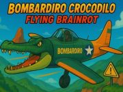 Igra Leteći bombardiro krokodil online