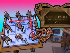 Igra Steampunk Merge To Battle online