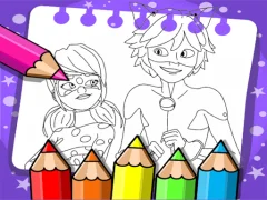 Igra Miraculous Ladybug Coloring Book online