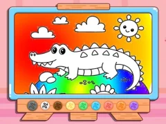 Igra Coloring Book: Crocodile online