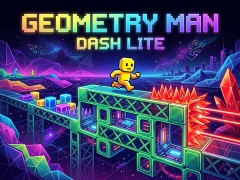 Igra Geometry Man Dash Lite online