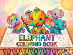 Igra Elephant Coloring Book online