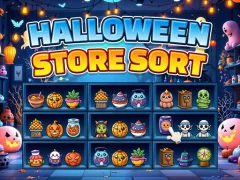 Igra Halloween Store Sort online