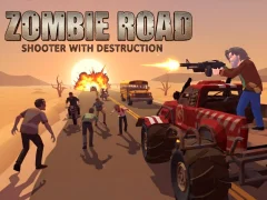 Igra Zombie Road: Shooter with Destruction online