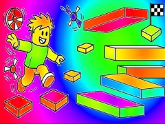 Igra Coloring Book: Roblox Obby Runner online