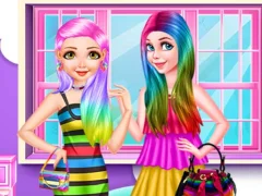 Igra Princess Rainbow Look online
