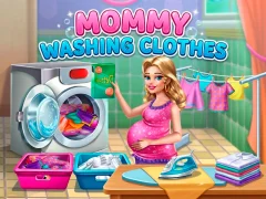 Igra Mommy washing clothes online