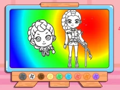 Igra Coloring Book: Kpop Rumi online