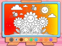 Igra Coloring Book: Happy Flower online