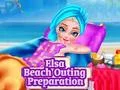 Igra Elsa Beach Outing Preparation online