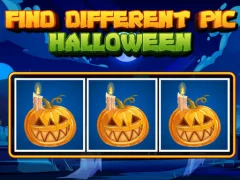 Igra Find Different Pic Halloween online