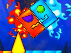 Igra Fire And Water Geometry Dash online