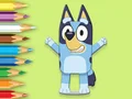Igra Coloring Book: Happy Bluey online