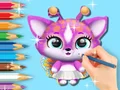 Igra Coloring Book: Cute Fluvsies online