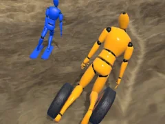 Igra Ragdoll Racing: Extreme Downhill online