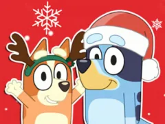 Igra Jigsaw Puzzle: Bluey Christmas Gift online
