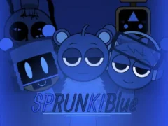 Igra Sprunki Blue Mod online