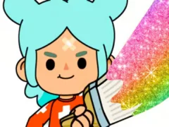 Igra Coloring Book: Toca Boca Rita online