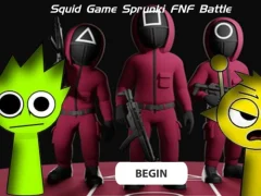 Igra Squid Game Sprunki Fnf Battle online