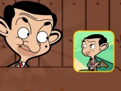 Igra Mr Bean Solve Puzzle online